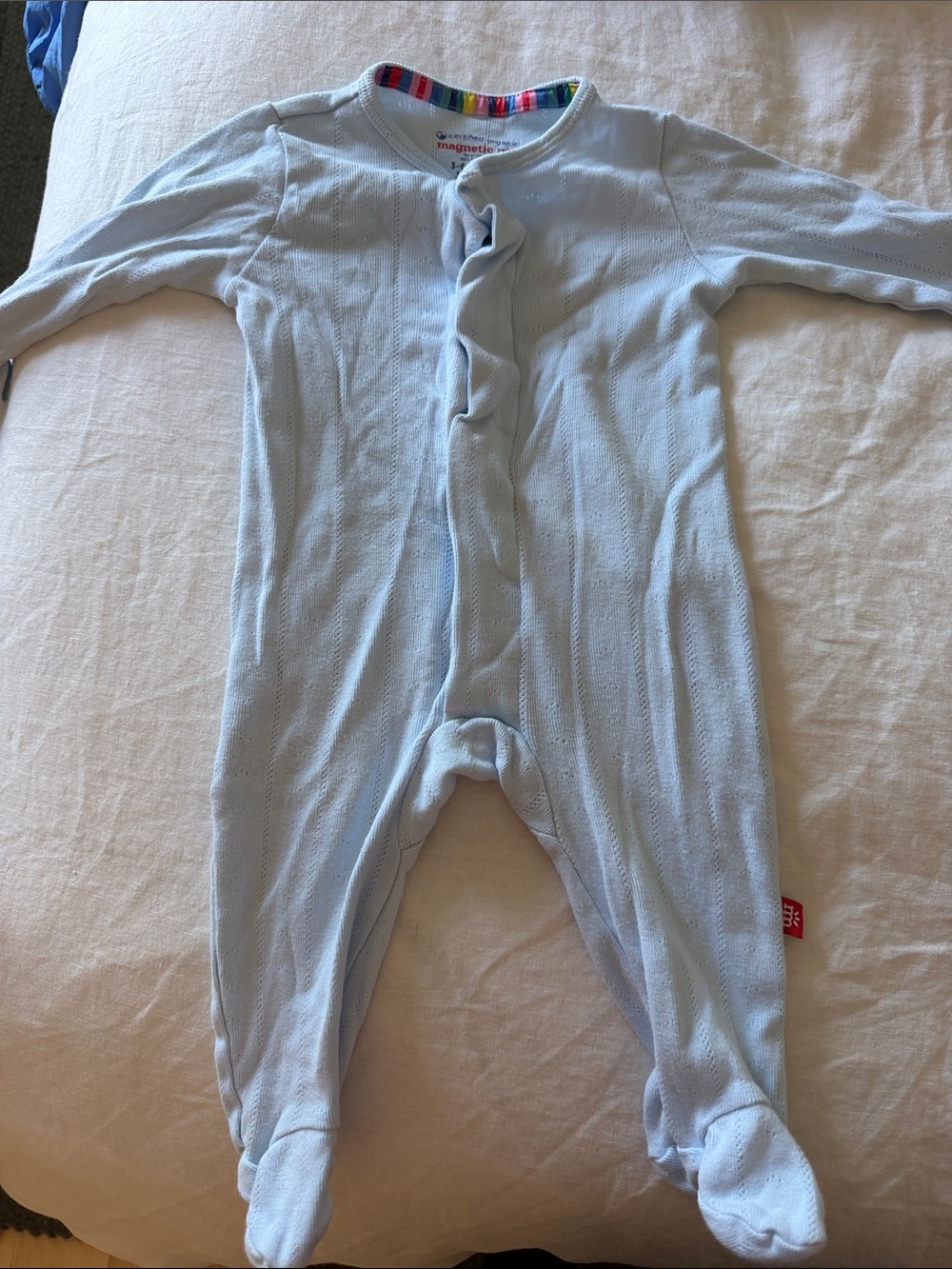 Magnetic Me Organic Cotton Pointelle Footie